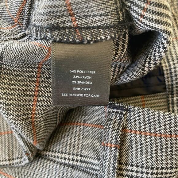 Simply Vera Vera Wang Women's Plaid Cropped Bootcut Pants Size 12 Trousers - Picture 5 of 9